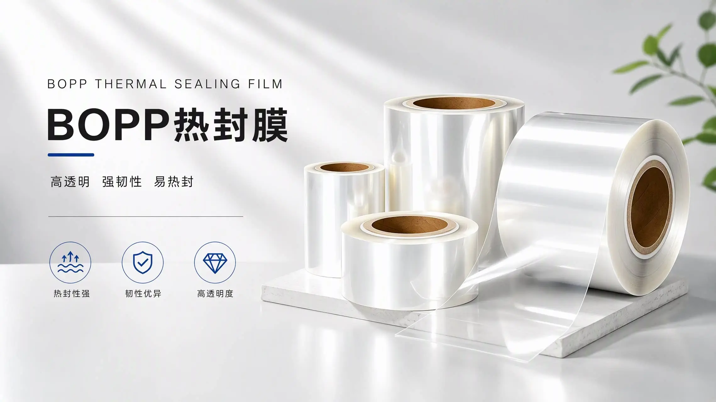 BOPP热封膜卷料成品实拍