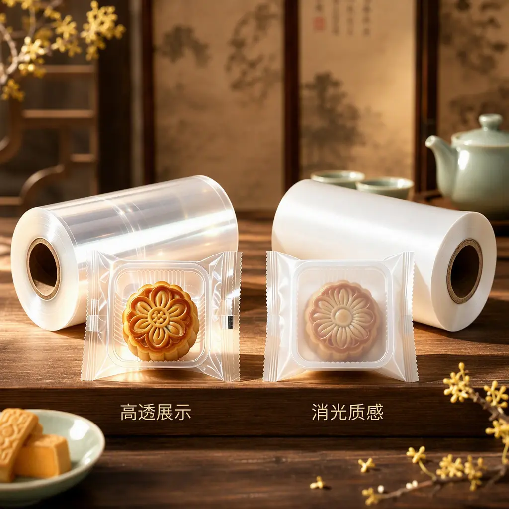 高透膜与消光膜质感对比
